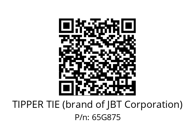   TIPPER TIE (brand of JBT Corporation) 65G875