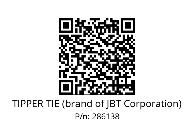   TIPPER TIE (brand of JBT Corporation) 286138