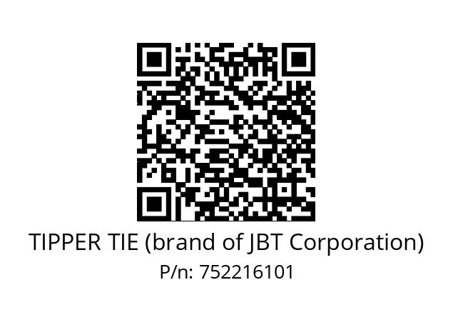   TIPPER TIE (brand of JBT Corporation) 752216101