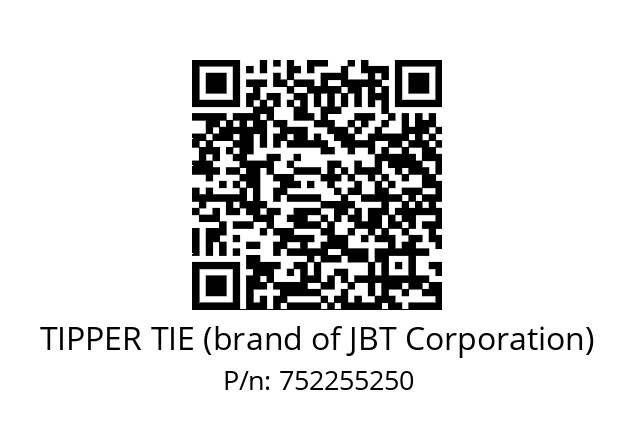   TIPPER TIE (brand of JBT Corporation) 752255250