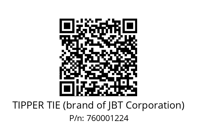   TIPPER TIE (brand of JBT Corporation) 760001224