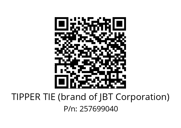   TIPPER TIE (brand of JBT Corporation) 257699040