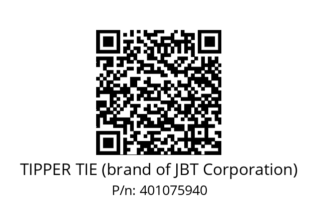   TIPPER TIE (brand of JBT Corporation) 401075940