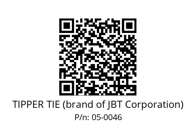   TIPPER TIE (brand of JBT Corporation) 05-0046