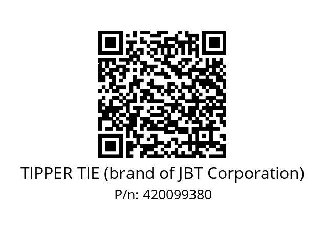   TIPPER TIE (brand of JBT Corporation) 420099380