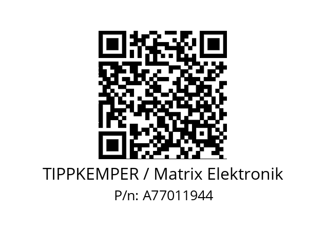   TIPPKEMPER / Matrix Elektronik A77011944