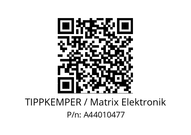   TIPPKEMPER / Matrix Elektronik A44010477