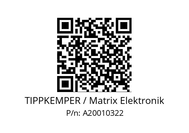   TIPPKEMPER / Matrix Elektronik A20010322