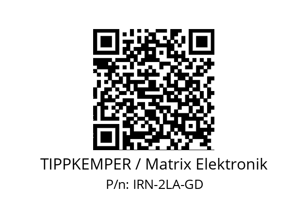   TIPPKEMPER / Matrix Elektronik IRN-2LA-GD