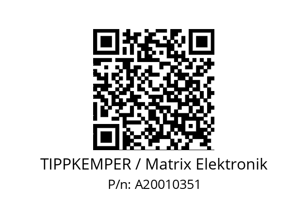   TIPPKEMPER / Matrix Elektronik A20010351