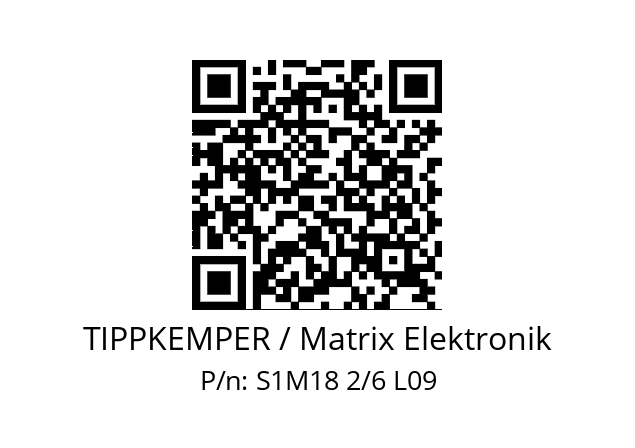   TIPPKEMPER / Matrix Elektronik S1M18 2/6 L09