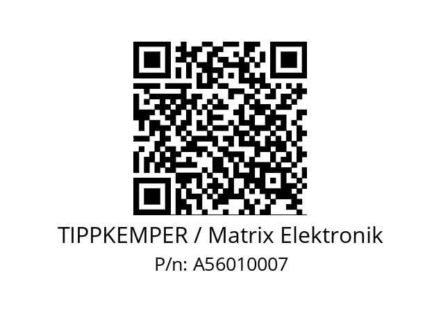   TIPPKEMPER / Matrix Elektronik A56010007