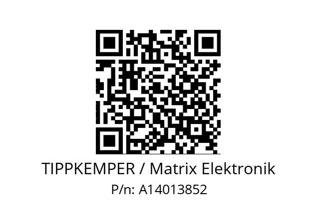   TIPPKEMPER / Matrix Elektronik A14013852