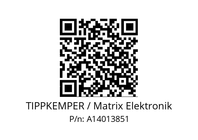   TIPPKEMPER / Matrix Elektronik A14013851