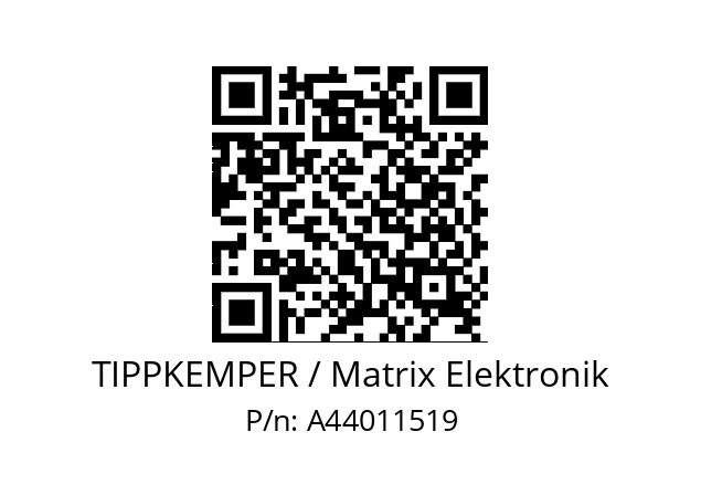   TIPPKEMPER / Matrix Elektronik A44011519