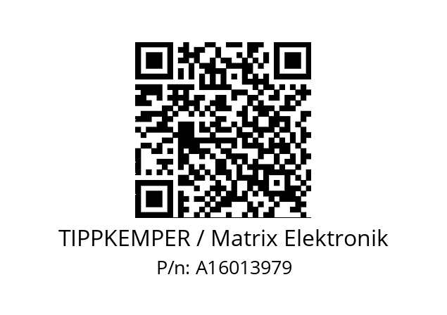   TIPPKEMPER / Matrix Elektronik A16013979