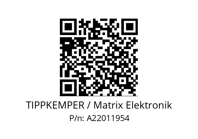   TIPPKEMPER / Matrix Elektronik A22011954