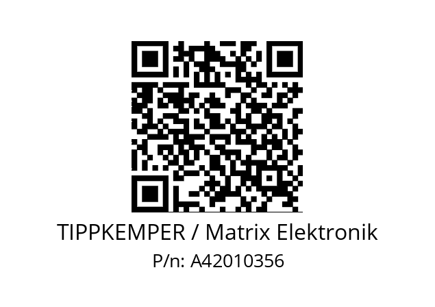   TIPPKEMPER / Matrix Elektronik A42010356