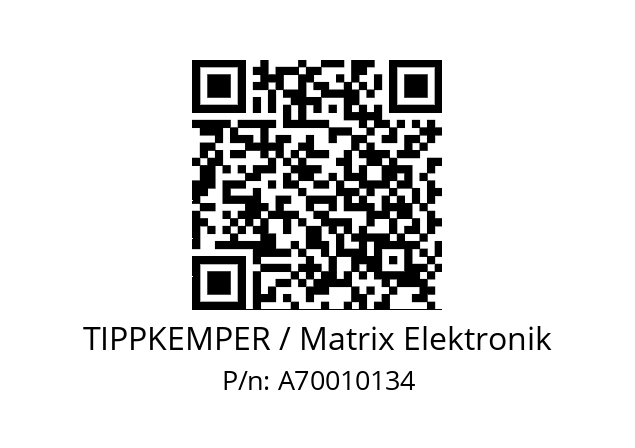   TIPPKEMPER / Matrix Elektronik A70010134