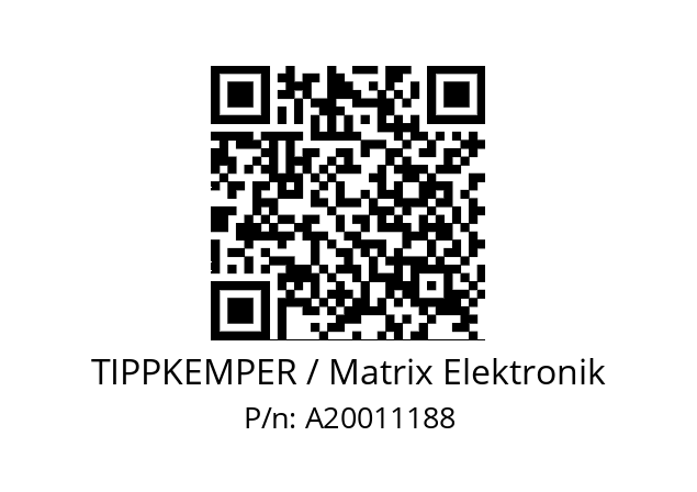   TIPPKEMPER / Matrix Elektronik A20011188