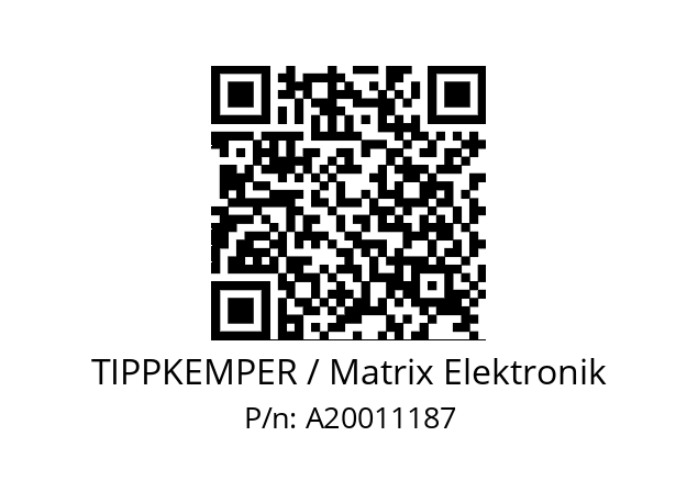   TIPPKEMPER / Matrix Elektronik A20011187