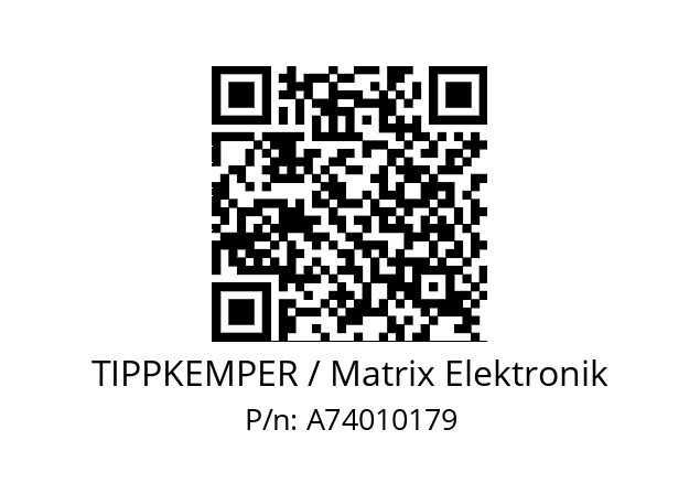   TIPPKEMPER / Matrix Elektronik A74010179