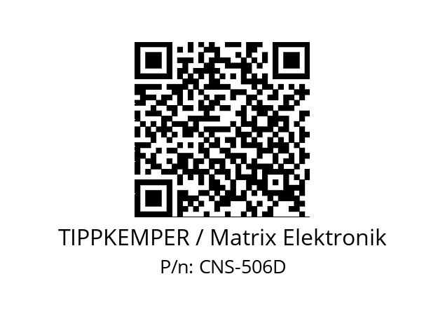   TIPPKEMPER / Matrix Elektronik CNS-506D