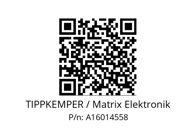   TIPPKEMPER / Matrix Elektronik A16014558