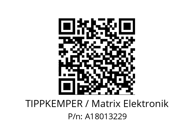   TIPPKEMPER / Matrix Elektronik A18013229