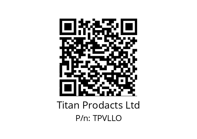   Titan Prodacts Ltd TPVLLO