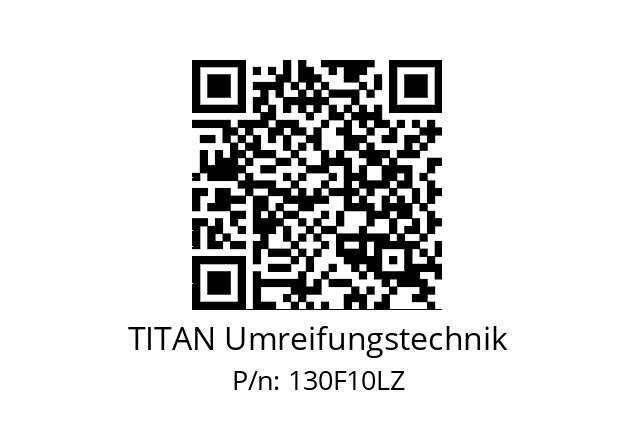   TITAN Umreifungstechnik 130F10LZ