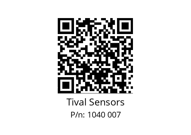   Tival Sensors 1040 007