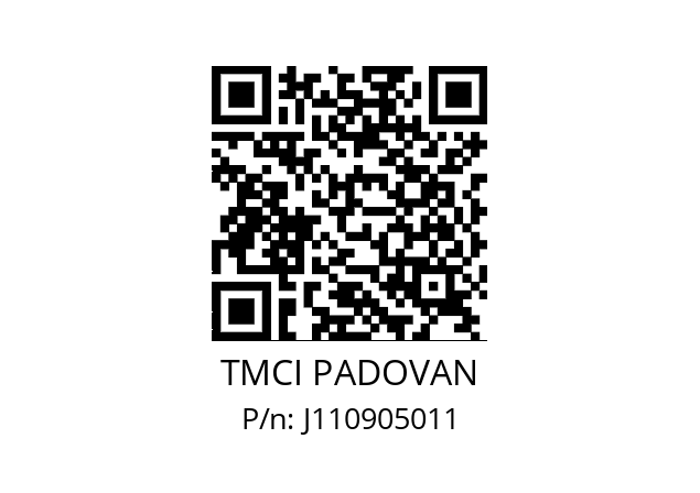   TMCI PADOVAN J110905011