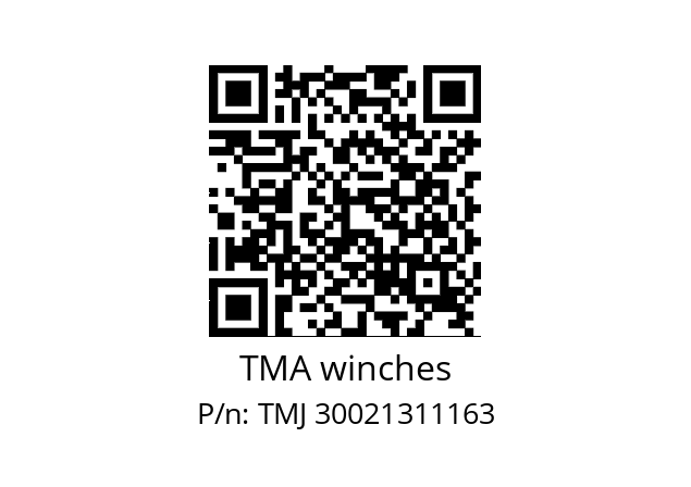   TMA winches TMJ 30021311163