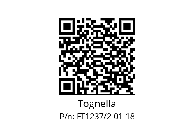   Tognella FT1237/2-01-18