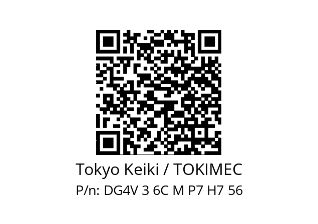   Tokyo Keiki / TOKIMEC DG4V 3 6C M P7 H7 56