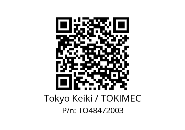   Tokyo Keiki / TOKIMEC TO48472003