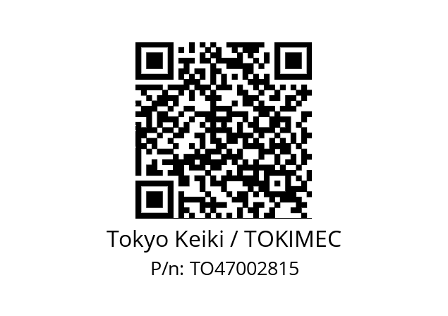   Tokyo Keiki / TOKIMEC TO47002815