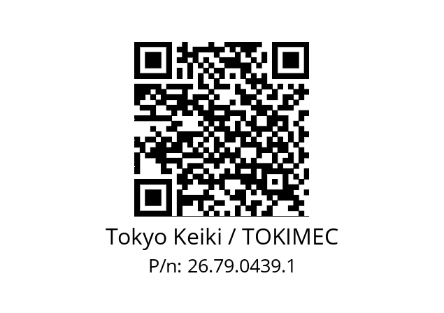   Tokyo Keiki / TOKIMEC 26.79.0439.1