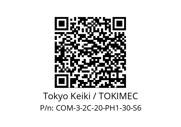   Tokyo Keiki / TOKIMEC COM-3-2C-20-PH1-30-S6