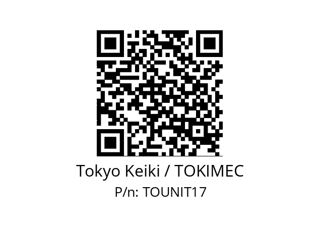   Tokyo Keiki / TOKIMEC TOUNIT17