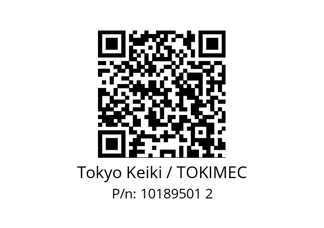   Tokyo Keiki / TOKIMEC 10189501 2