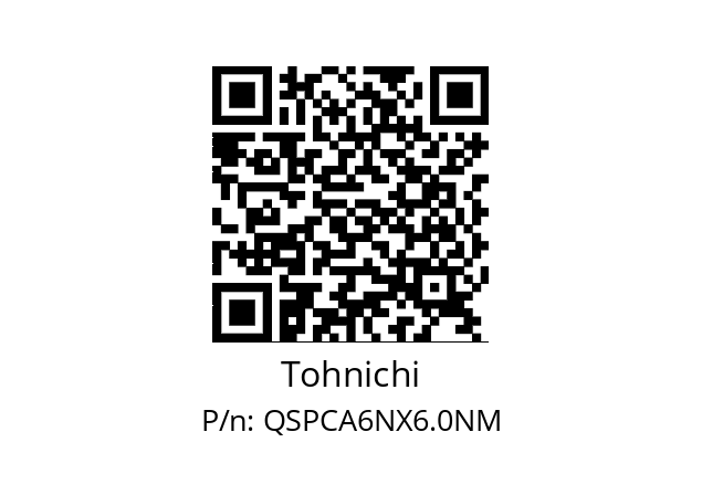   Tohnichi QSPCA6NX6.0NM