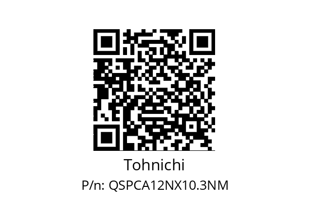   Tohnichi QSPCA12NX10.3NM