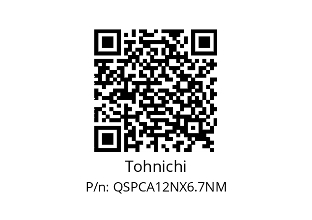   Tohnichi QSPCA12NX6.7NM