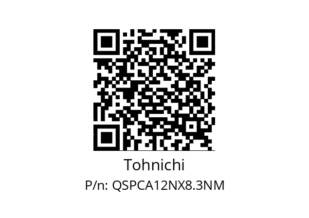   Tohnichi QSPCA12NX8.3NM