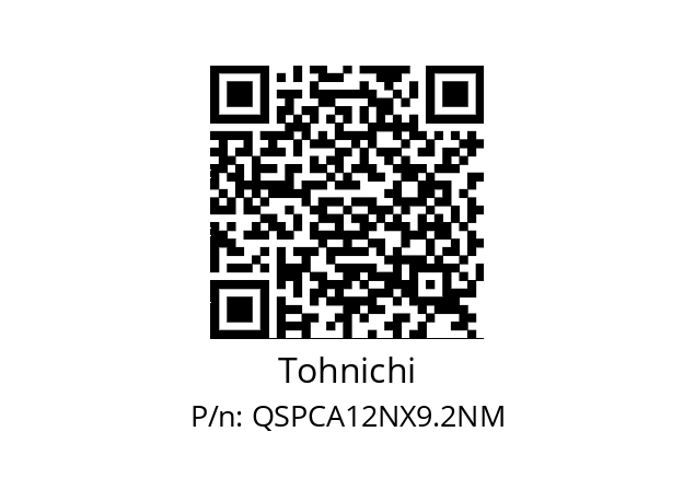   Tohnichi QSPCA12NX9.2NM