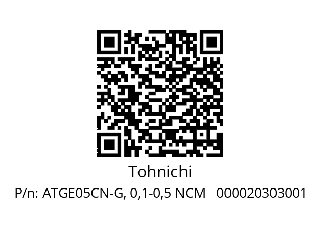   Tohnichi ATGE05CN-G, 0,1-0,5 NCM   000020303001