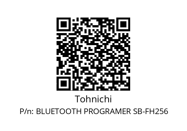   Tohnichi BLUETOOTH PROGRAMER SB-FH256