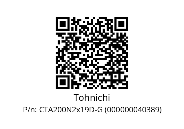   Tohnichi CTA200N2x19D-G (000000040389)